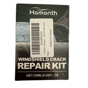 Homonth Windshield Crack Repair Kit Auto Glass Fix Tool DIY Car Repair 20ML/0.68